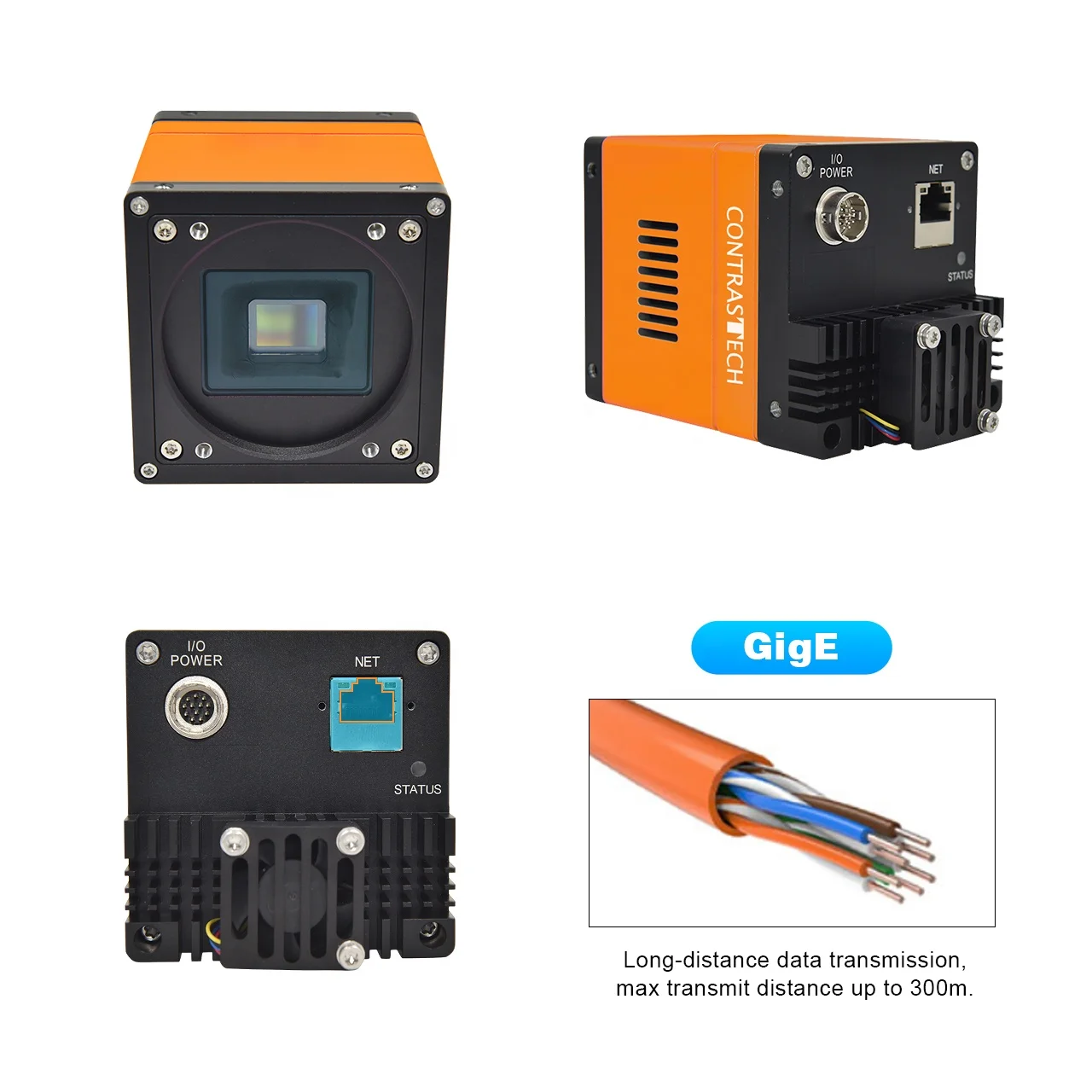 10GigE Speed 49MP 18fps High Resolution 3D Vision Global Shutter Camera for Electronic Semiconductor