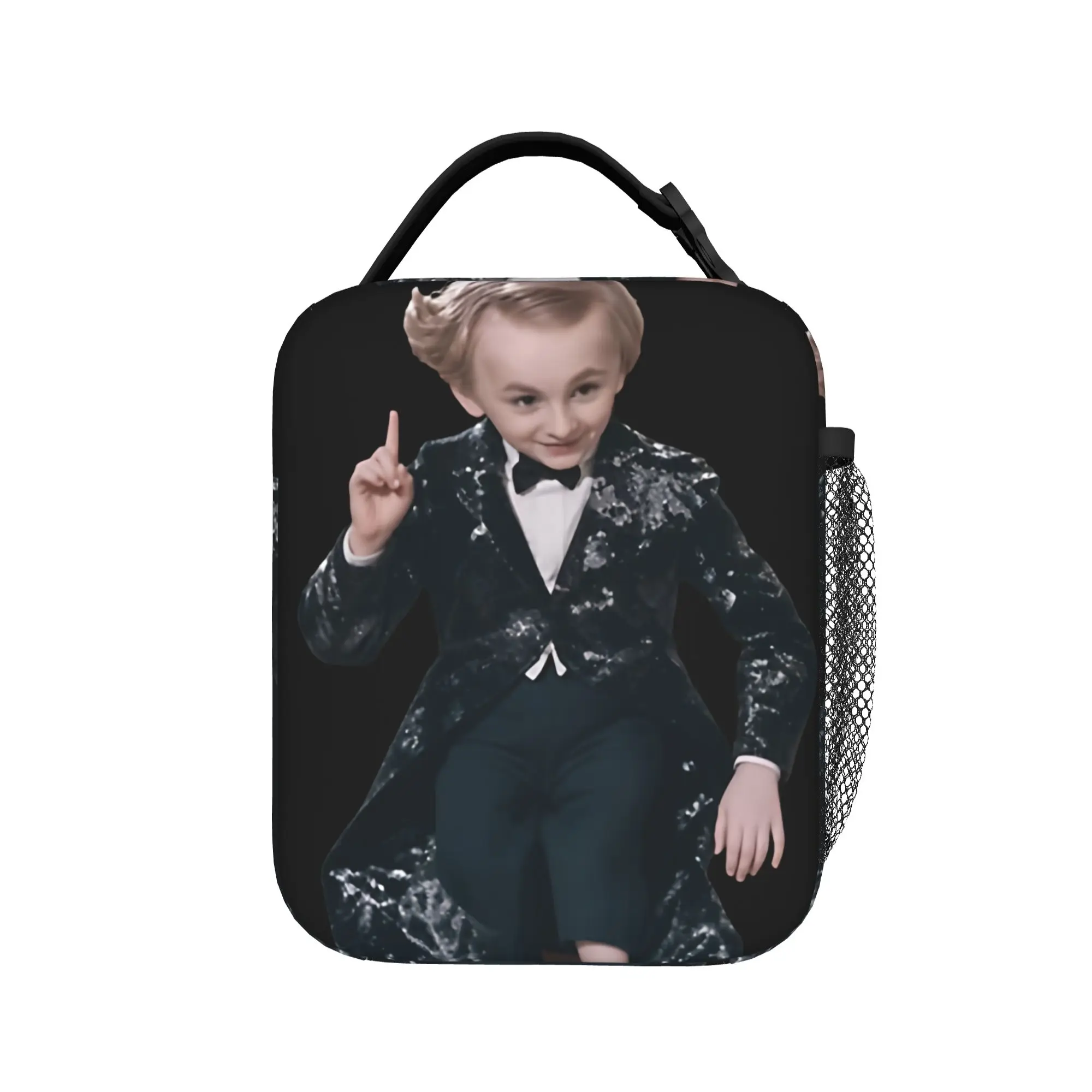 Rumpelstiltskin Point Cut Sequin Gesture Meme Insulated Lunch Bag Leakproof  Lunch Container Cooler Bag Tote Lunch Box College