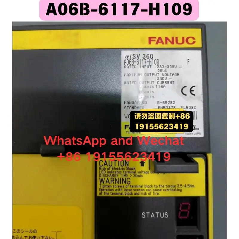 

Б/у оригинальные разобранные детали A06B-6117-H109. Функциональный тест драйвера пройден. Быстрая доставка.