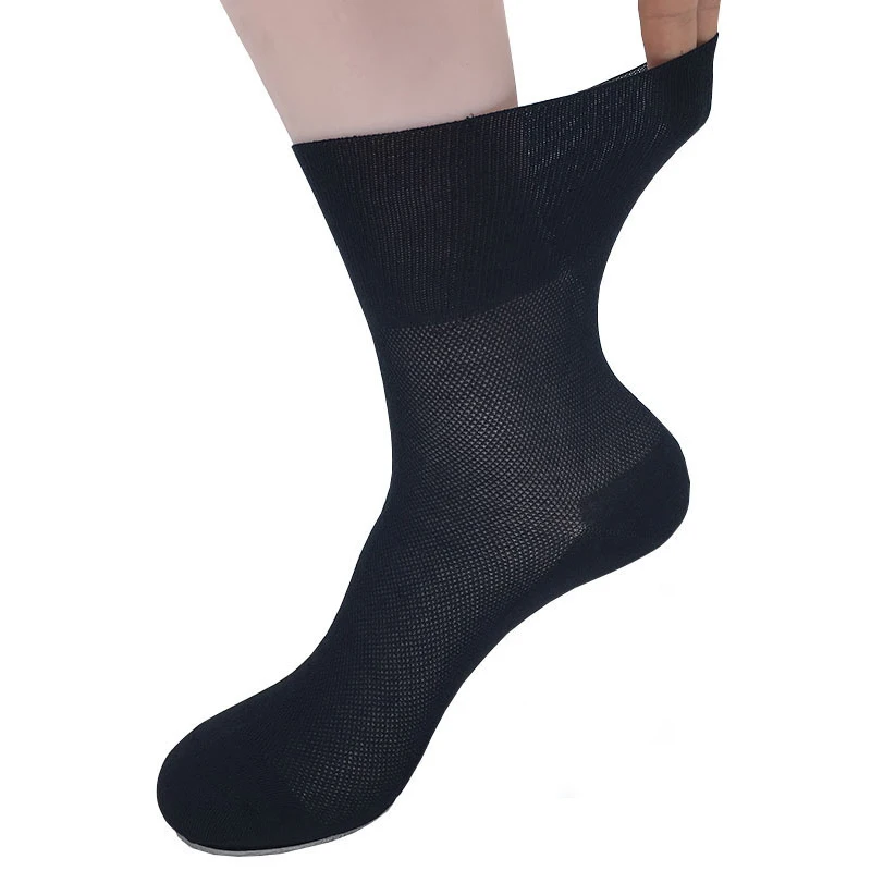 Calcetines finos transpirables para diabéticos para hombres y mujeres, Top suelto sin encuadernación, pies hinchados para pacientes con Diabetes, lote de 4 pares