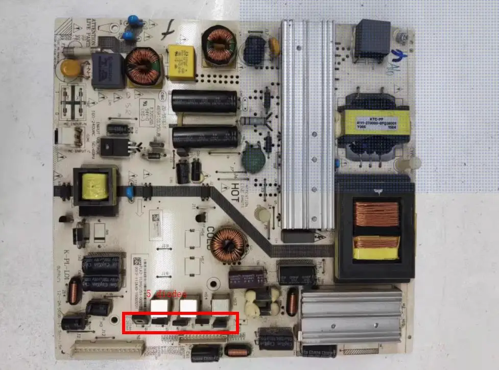 THREE TYPES 4702-2PLL01-A3131D01 power supply  board for L50F3700A