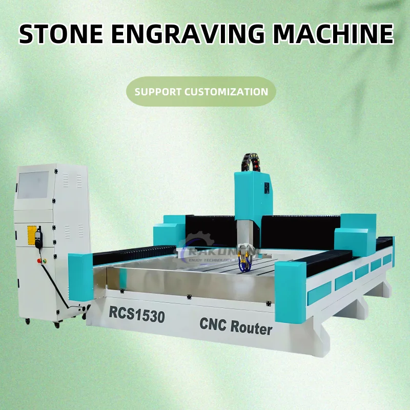 Stone Column Engraving Machine Cnc 3D Cutting Granite Desktop for Setting A3 Size Picture Carving Router Mirtels Machines