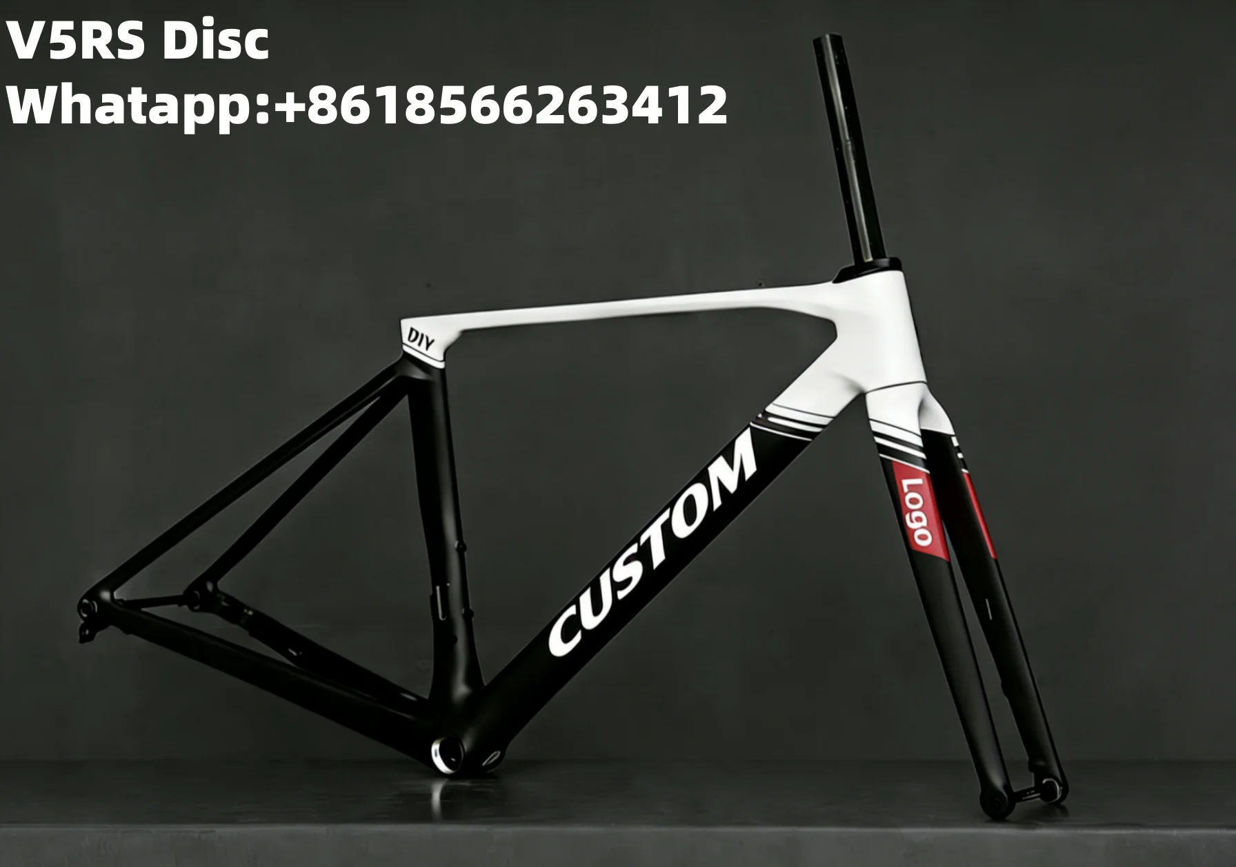

2025 Hot Sale V5Rs Disc Carbon Fiber Brake Bike Frameset Lightweight Carbon Fiber Road Bicycle Frame Custom Colors+Logo
