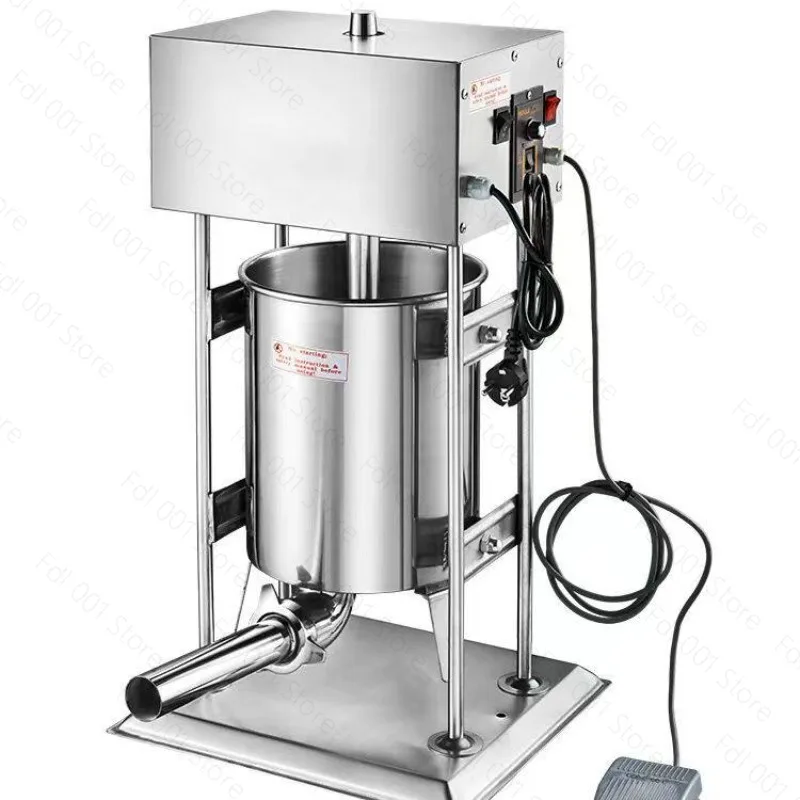 Manual Sausage Filler Stuffer Machine 5L Commercial Home Use 304 Stainless Steel Filler