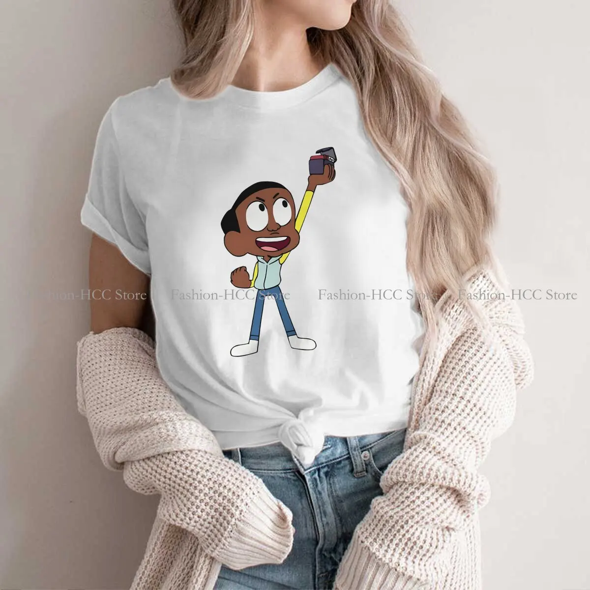 Treasure Harajuku Polyester TShirt Craig Of The Creek Cartoon Creative Streetwear Comfortable T Shirt Women