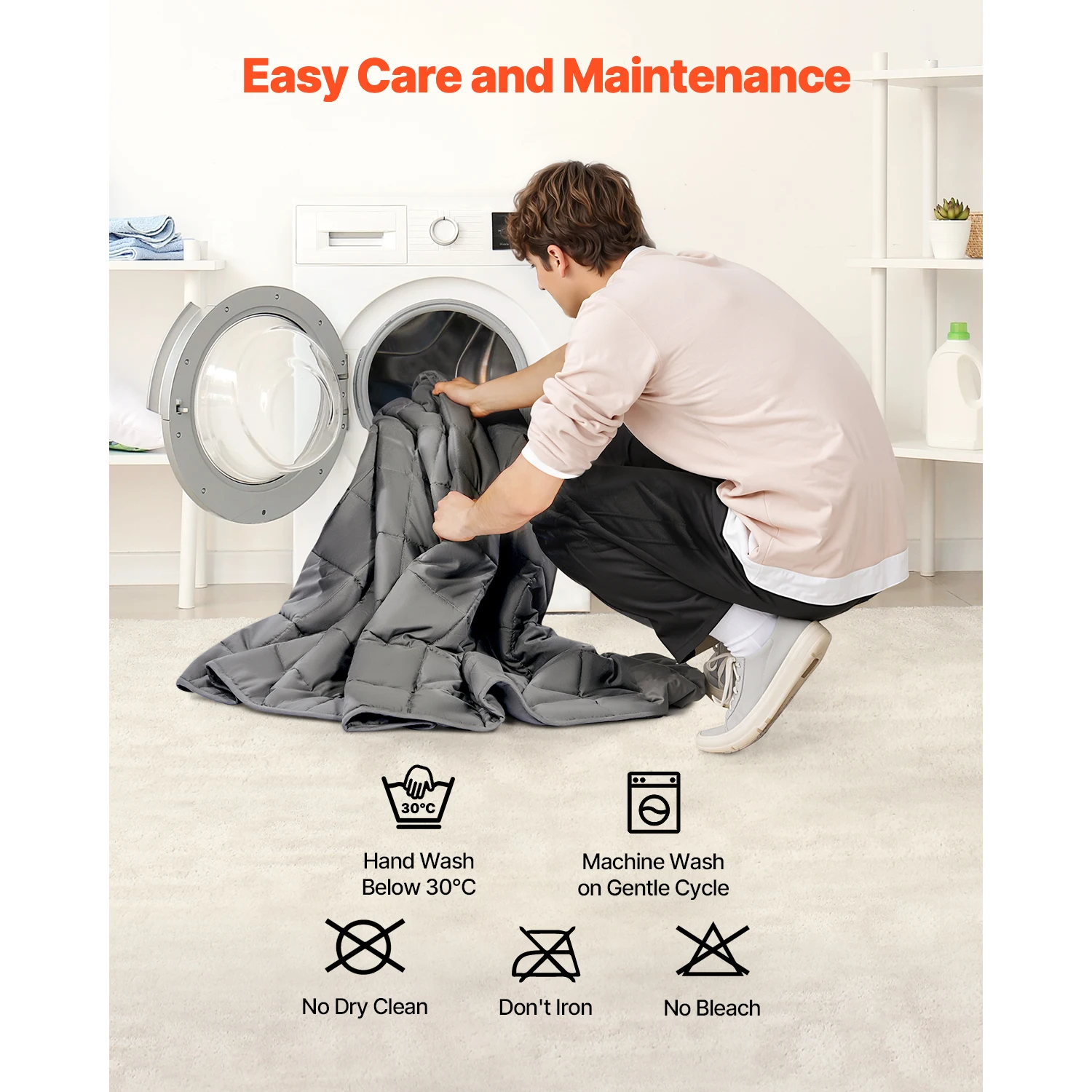 20 lb Weighted Blanket – 88 × 104-Inch King Size Cooling Blanket with Glass Beads, Breathable All-Season Comfort for Adults 6