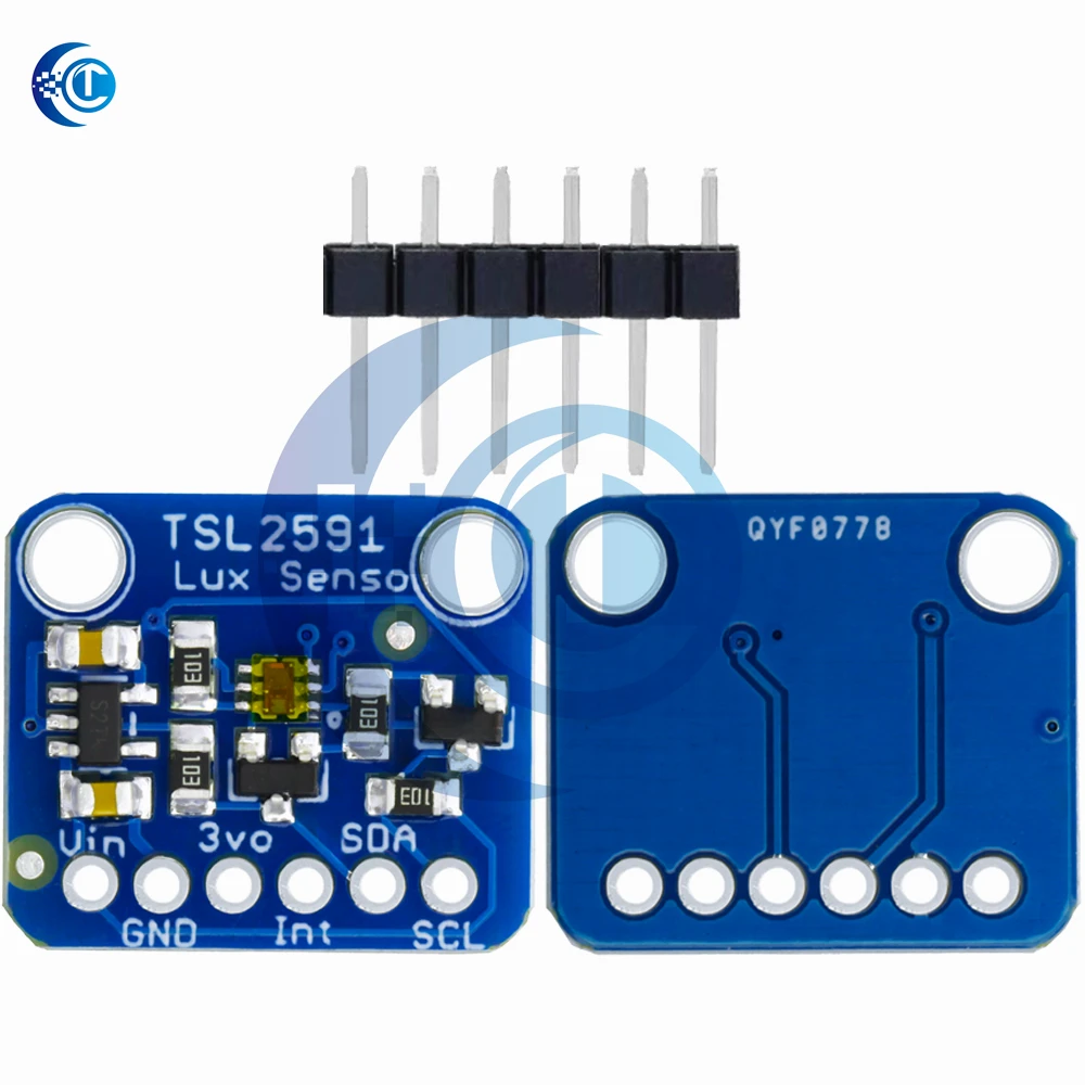 EGBO TSL2591 IIC I2C moduł Breakout czujnika światła wysoki zakres dynamiki tablica cyfrowa TSL25911FN 3.3V 5V Diy elektroniczny — zdjęcie produktu 6