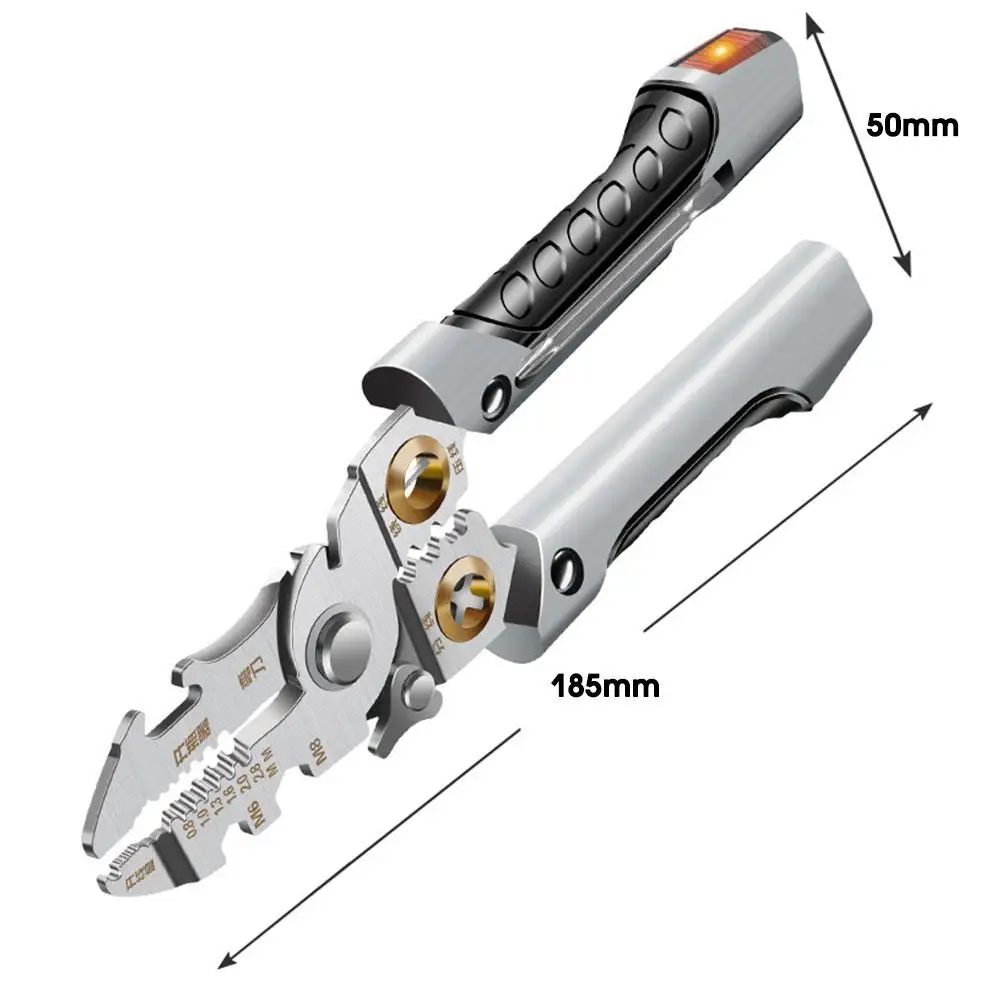 Nieuwe High-End 21 In 1 Elektricien Tang Multifunctioneel Draadstripper Verstelbare Strip-Tang Terminal Handgereedschap