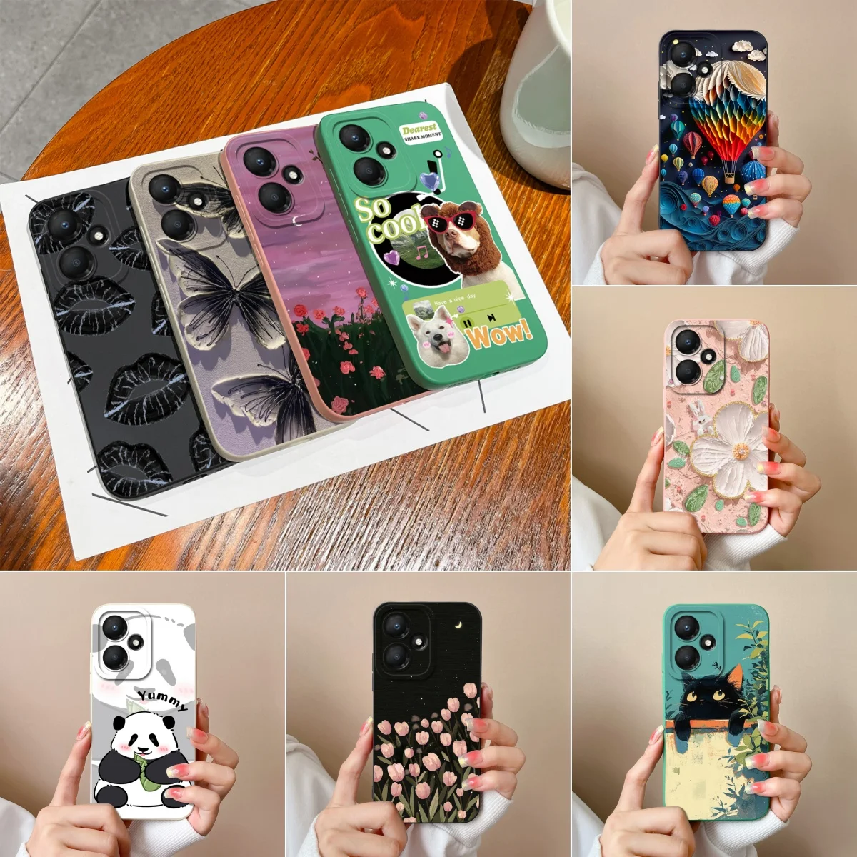 For Infinix Hot 30 30i 30Play Phone Case Exquisite Flower Soft Durable Silicone Back Cover For Hot30 Play Cases 30 i Coque Funda