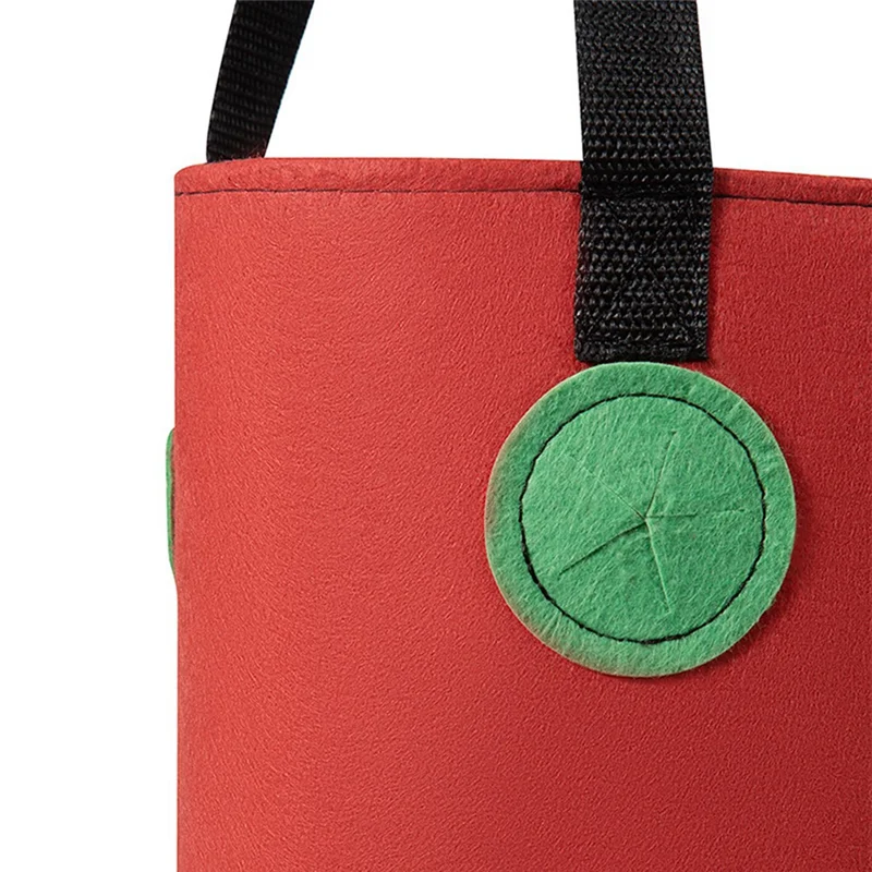 

ABUP-1Pcs Multi-Function 12 Holes Felt Hanging Tomato Grow Bag Planter Vegetable Flower Plant Grow Bags Garden Plant Pot, Durabl