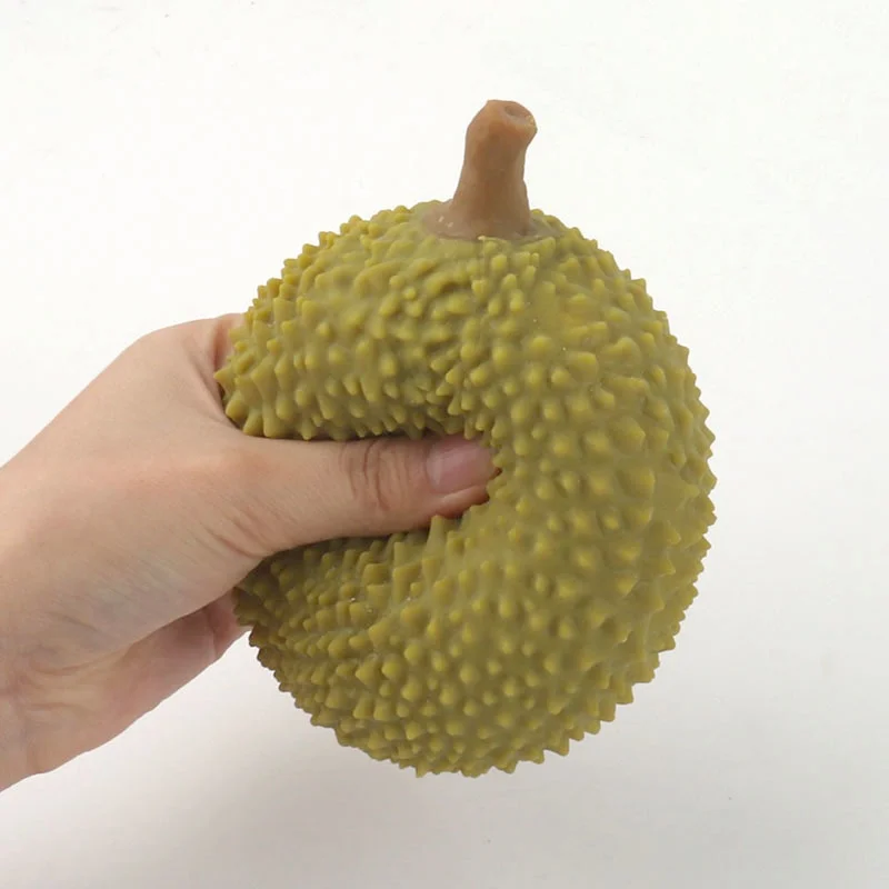 Creatief stressverlichtingsspeelgoed Fruit Durian Knijpspeeltje Leuk Prank Gift Tofu Bal Speelgoed voor ontspanning en entertainment