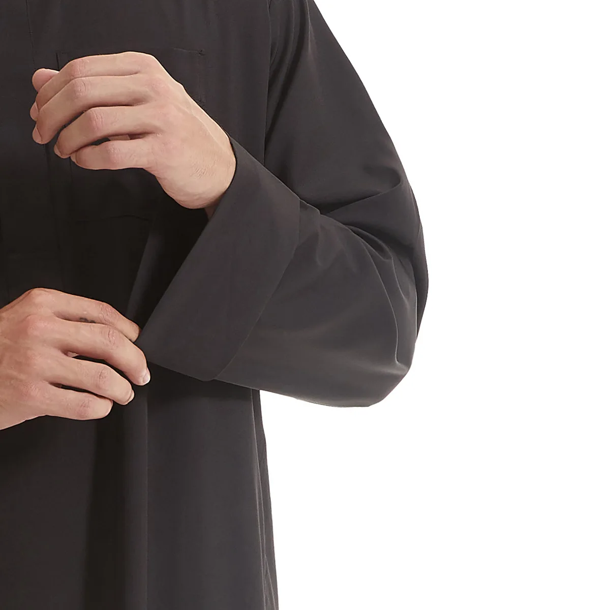 Saudi Arab Men Robe Eid Djellaba Ramadan มุสลิมเสื้อผ้าผู้ชายอิสลาม Jubba Thobe โมร็อกโก Caftan ตุรกี Kaftan Abaya ชุด