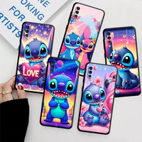 Case For Samsung Galaxy A50 A70 A30 A20e A40 A03 A03s A04 A10 A02s Note 20 Ultra 10 Plus 9 8 Phone Cover Cartoon Disney Stitch