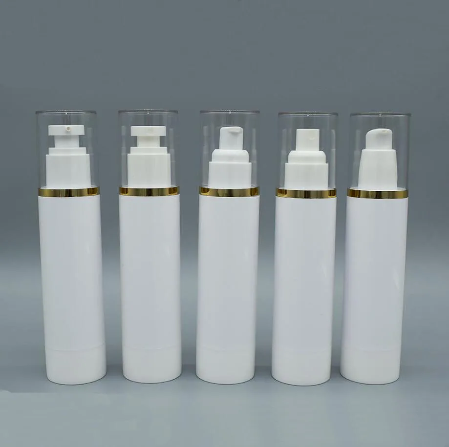 

100ML white airless bottle lotion/serum/emulsion/foundation hyaluronic toner balance rejuvenating balancer essence packing