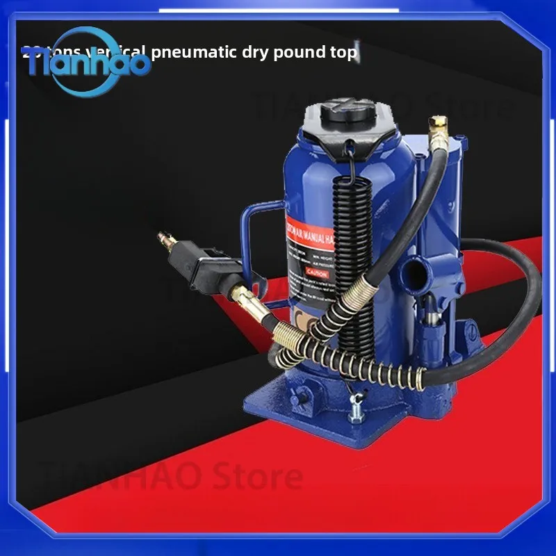 Pneumatic Jack for 20 Tons Vertical Hydraulic Jack Air Compressor Labor-saving Top Air Pressure