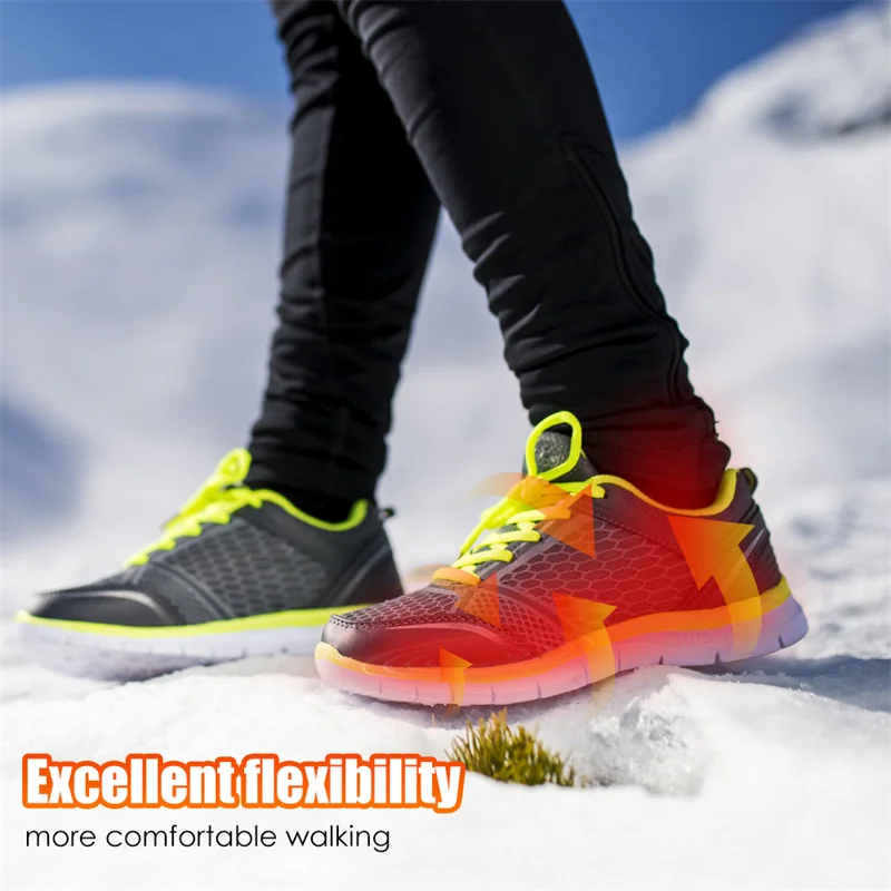 New USB Heated Shoe Insoles Rechargeable Electric Foot Warming Pad Feet Warmer Sock Pad Mat Winter Outdoor Sports Heating Insole