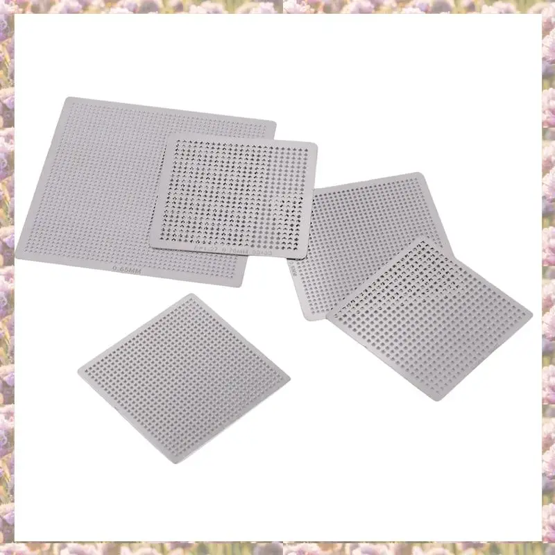 

L72A-27Pcs Universal Direct BGA Heating Stencil Reballing Support Stencil Holder Template Heated Fixture For SMT SMD Chips