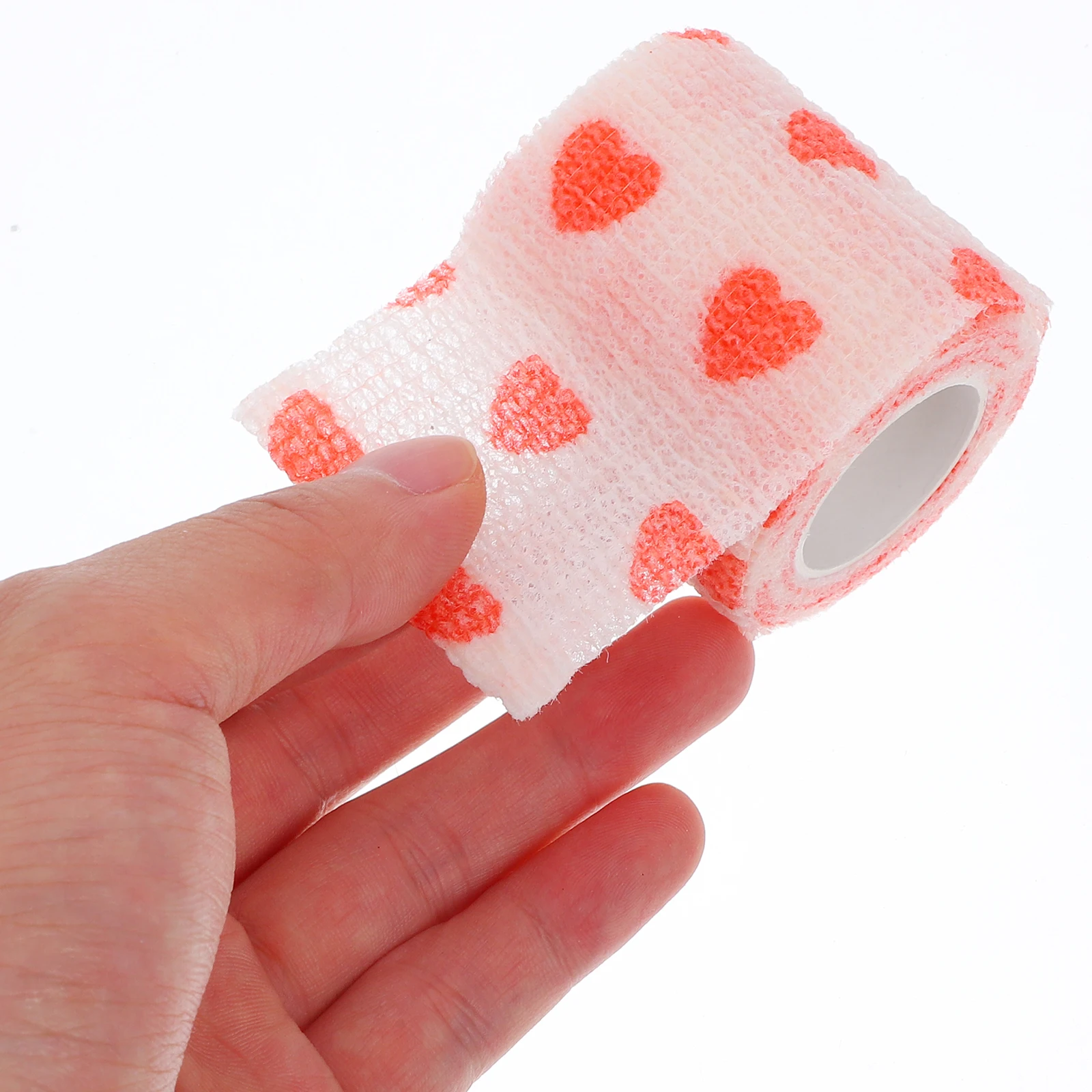 الحيوانات الأليفة الذاتي ضمادة التفاف غير المنسوجة الشريط 5 سنتيمتر X 4.5 متر الحب نمط ل الكلب باو إصابة حماية الكلب ضمادة التفاف #6