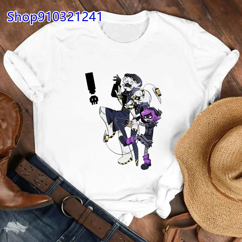 Anime Uzi Murder Drones T-shirts Harajuku Graphic T-shirt Summer Comic T-Shirts Cartoon Best Friend Women Tops Vintage Tees