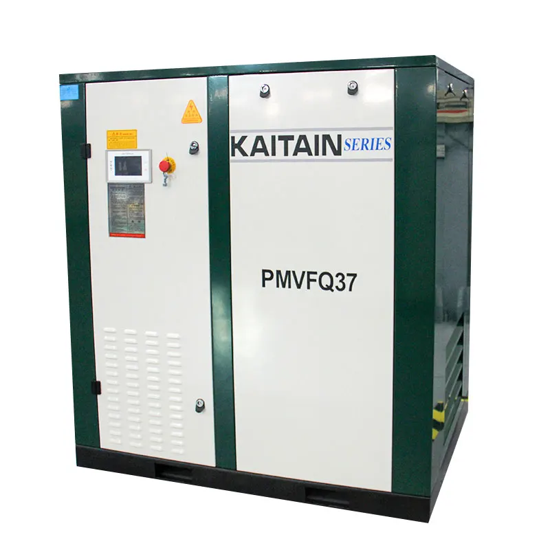 World famous brand kaishan quite vsd screw air compressor 37kw PMVFQ37