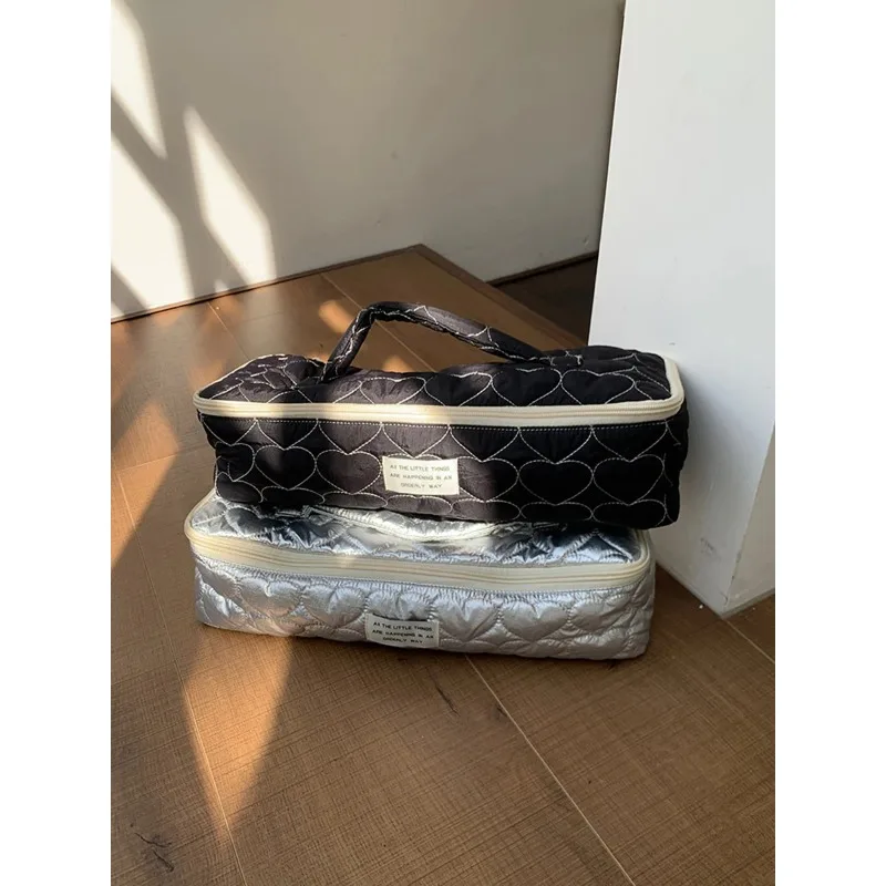 Bolsa de Armazenamento para Secador de Cabelo de Grande Capacidade, Bolsa Cosmética Portátil, Estojo de Maquiagem para Mulheres, Bolsa de Higiene Pessoal, Organizador de Viagem