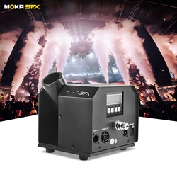 MOKA CO2 캐논 무대 효과, DJ CO2 제트 기계, DMX 제어, 나이트 클럽 이벤트 각도 조절 제트, 12m