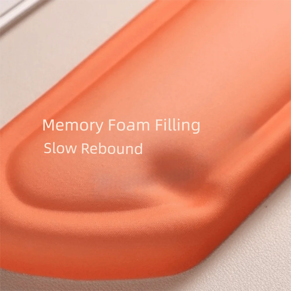 Silicone Wrist Rest Mouse Pad Non-Slip Smooth Surface Keyboard Wrist Support Soft Thick Sponge Ergonomic Mouse Pad Gaming Use