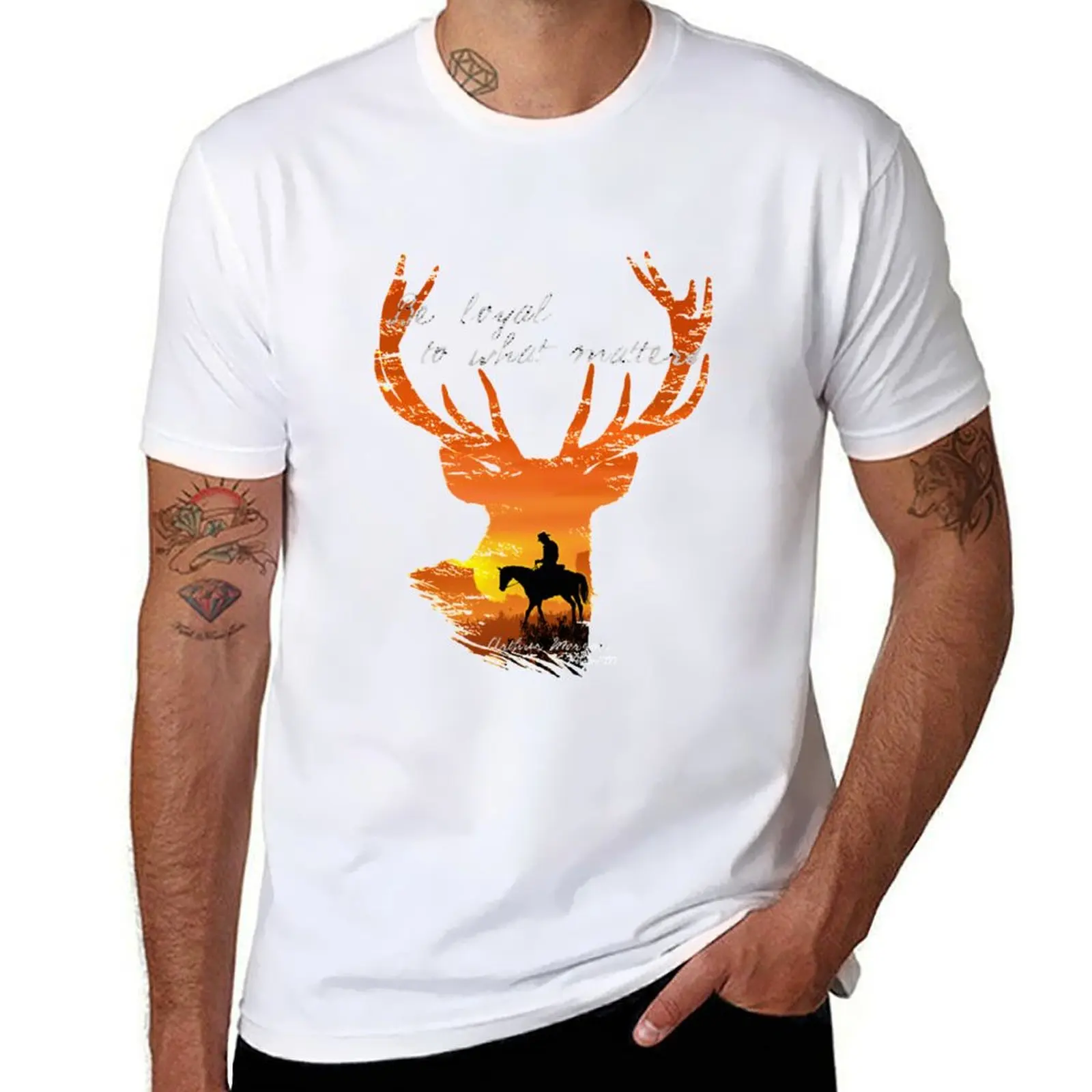 

Be Loyal to what matters Arthur Morgan T-Shirt man tshirt man t shirts for men casual T-Shirt