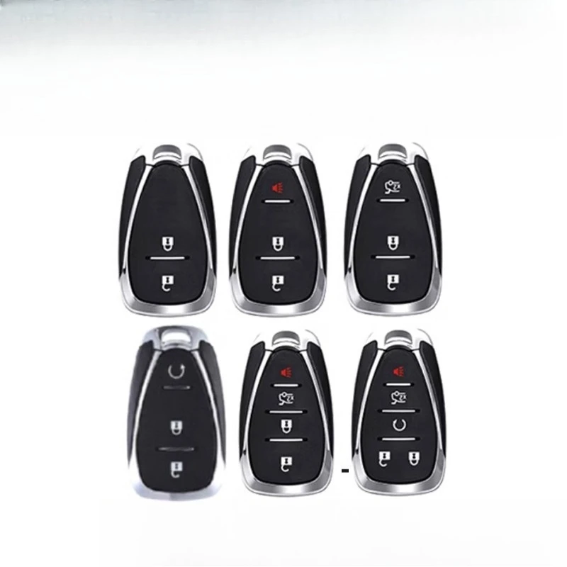 Zinc Alloy Key Cover Case for Chevrolet Malibu XL/Trax/Equinox/Trailblazer/Orlando - Protective Key Fob Shell Key Bag Chain view 2