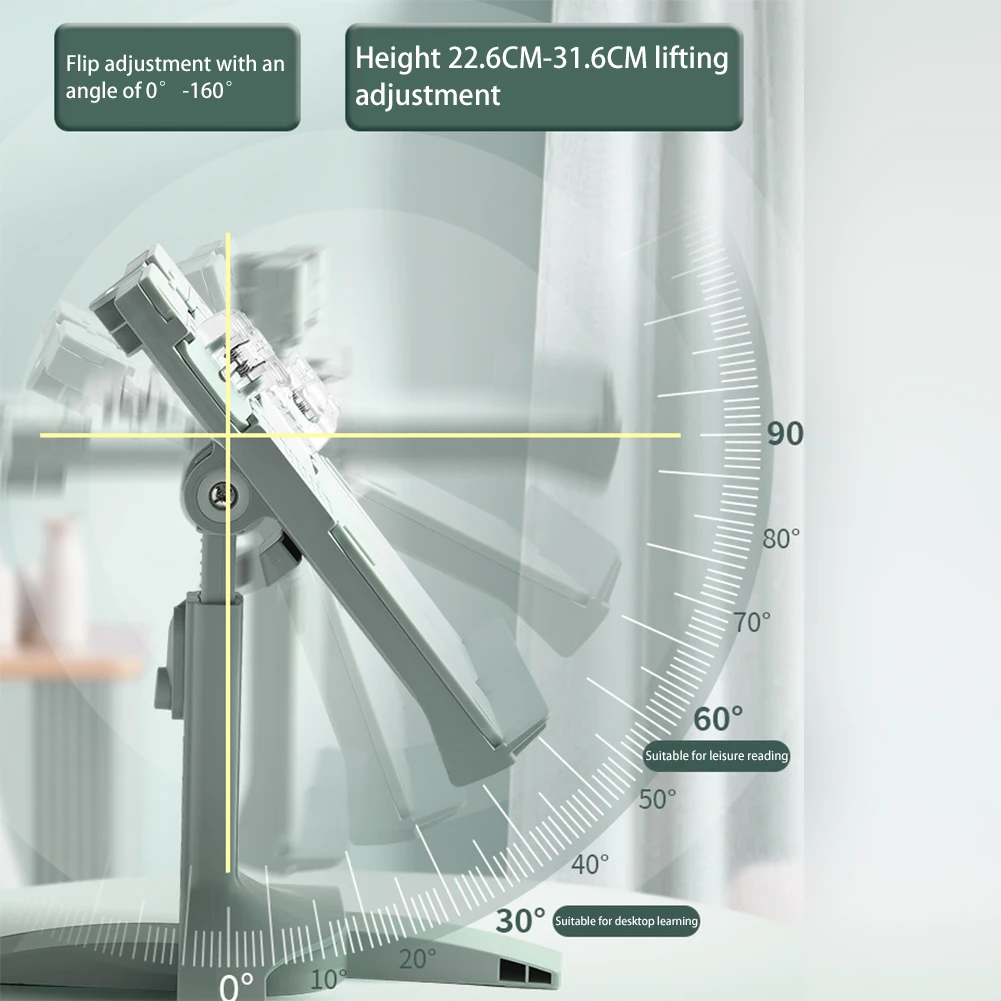 قراءة رف الكتب القابلة للتعديل قابلة للعبور الهبوط القراءة للكتاب المحمول دعم الوثيقة متعددة الوظائف للمنزل
