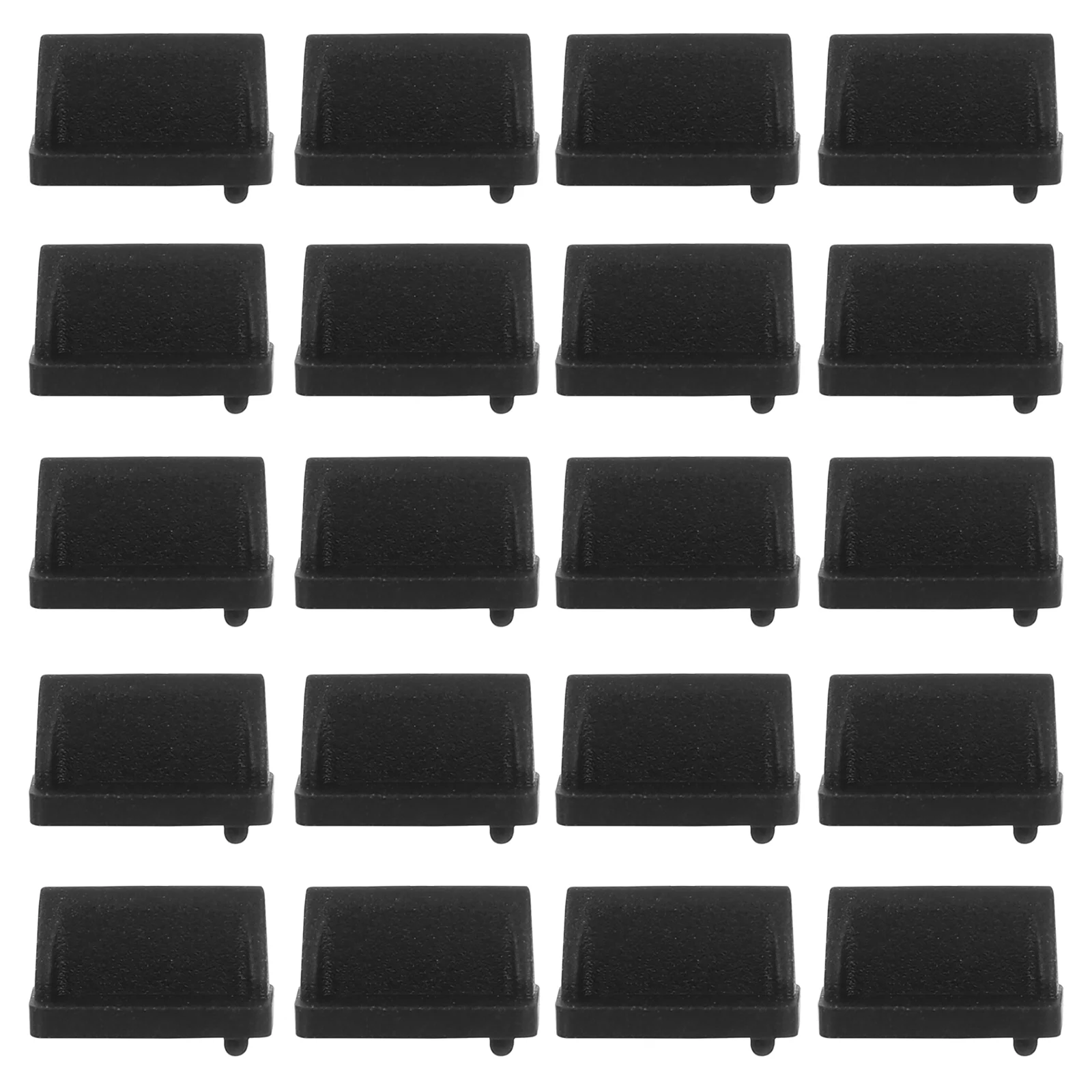 

20 PCS Dust Plug Computer Supply Television Covers Stopper Abs Protective Accessory Silicone USB Type-A