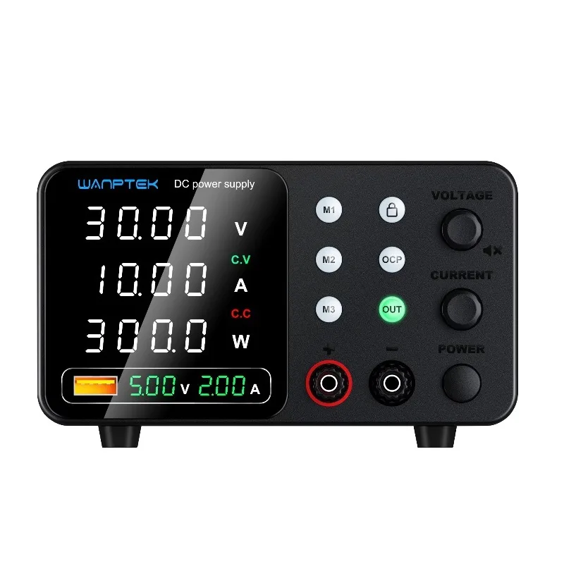 

30V 10A BENCH DC ADJUSTABLE POWER SUPPLY, LAB, REPAIR, DIY, DESIGN, SCHOOL, BATTERY CHARGING, ELECTROPLATE, TPS-C3010