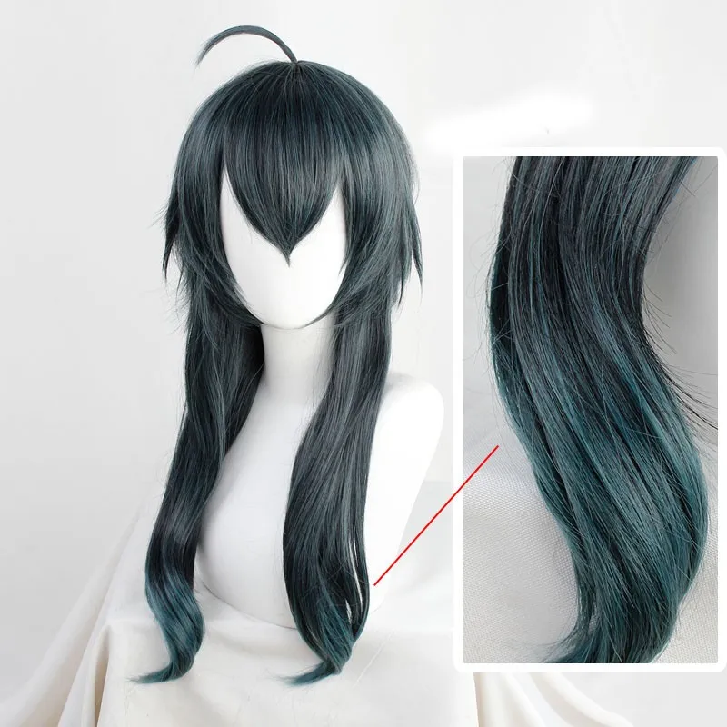 Twisted Wonderland Malleus DRACQMA Cos Cosplay Wig Halloween Carnival Party Props Synthetic Hair Heat Resistant Fiber + Wig Cap