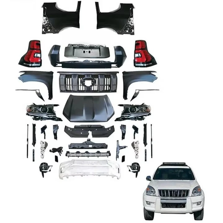 

Factory Direct Car Bodykit for L LC120 FJ120 2003-2009 Upgrade to LC150 2018