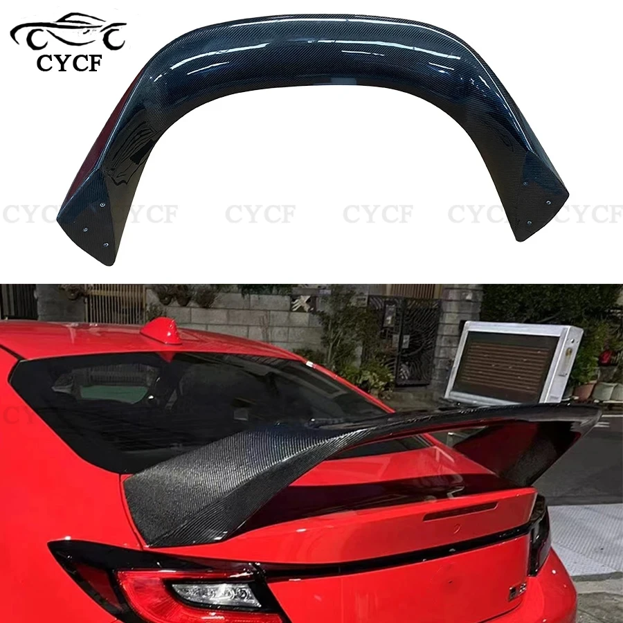 For Toyota GR86  Subaru BRZ High quality carbon fiber ducktail rear spoiler wing racing trunk wing splitter Body Kit