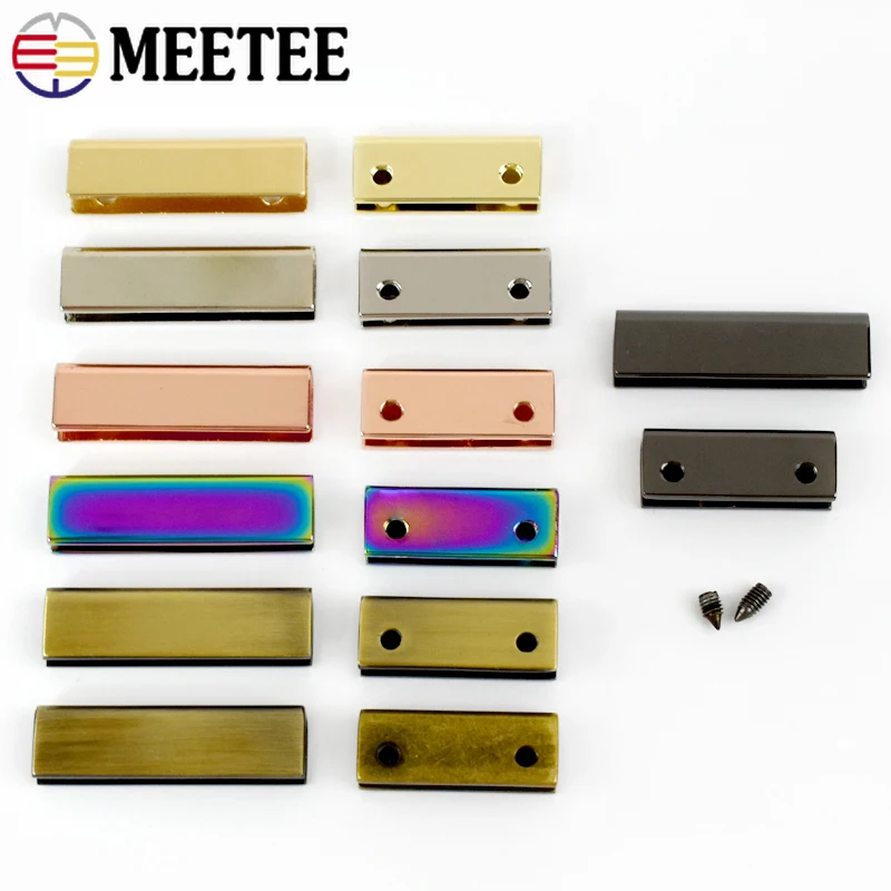 5/10/20Pcs Bag Buckles for Corner Screws Clip Clasp Edges Protector Metal Hooks Strap Belt Tail Stopper Button DIY Accessories