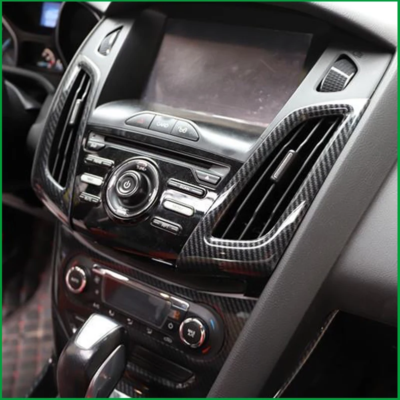 

Car Styling For Ford Focus 2011-2014 Both Sides Dashboard Center Control Panel Air Outlet Vent Decoration Trim Auto Accessories
