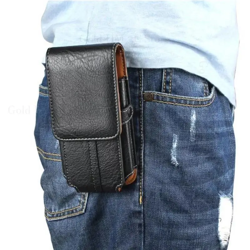 

Phone Pouch For Infinix Hot 30 Play 30i NFC Belt Clip Waist Bag For Hot 30 20S 12i 20 Play 11S NFC Leather Flip Card Wallet Case