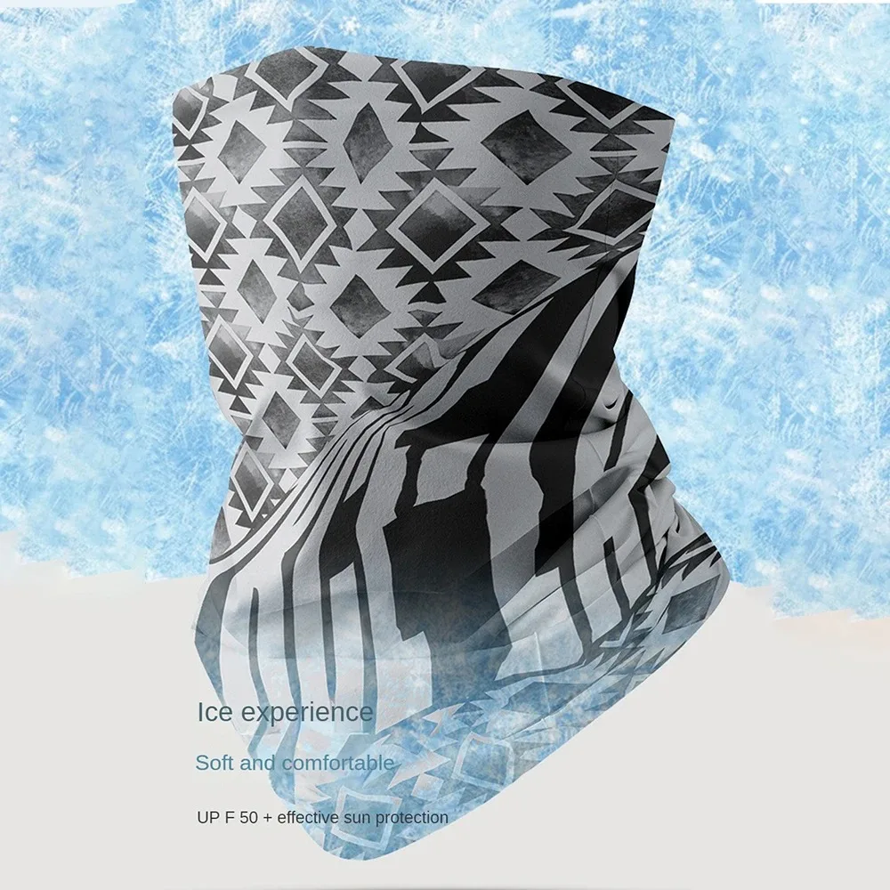 Outdoor Ice Silk UV Sun Protection Bib Spring and Summer Motorcycle Neck Cover Sports Magic Bandana Riding Mask Full Face