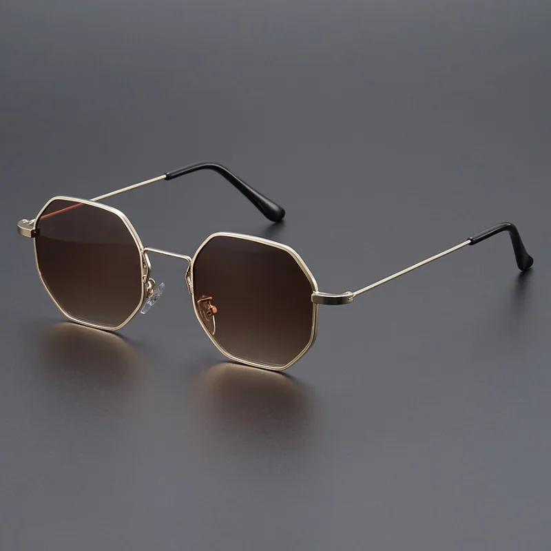 Sexy Small Square Sunglasses Women Luxury Vintage Colorful Metal Frame Man Sun Glasses For Ladies Trendy Traveling Shades view 2