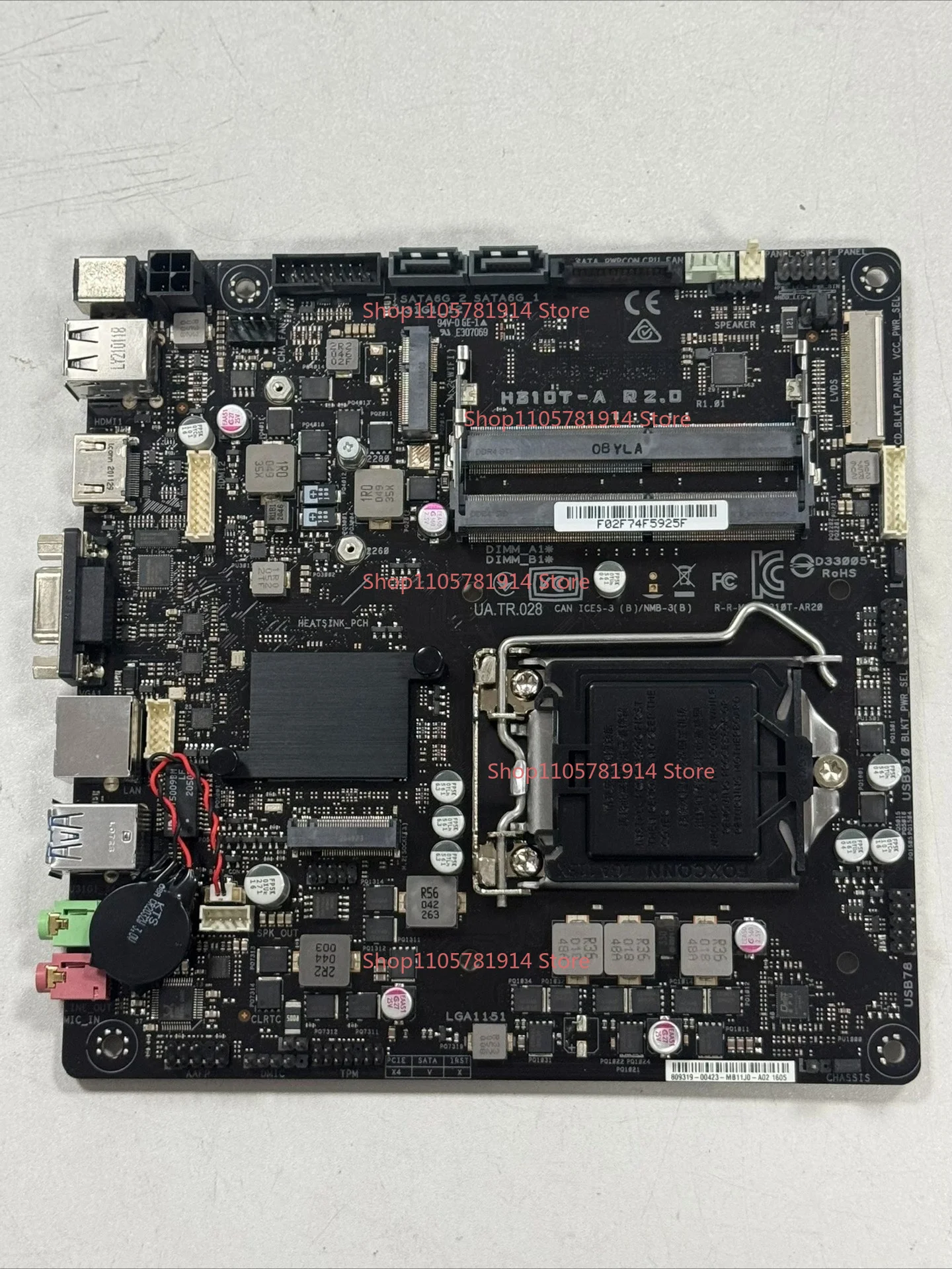 For ASUS H310T-A R2.0 Industrial Control Main Board Mini Small Main Board