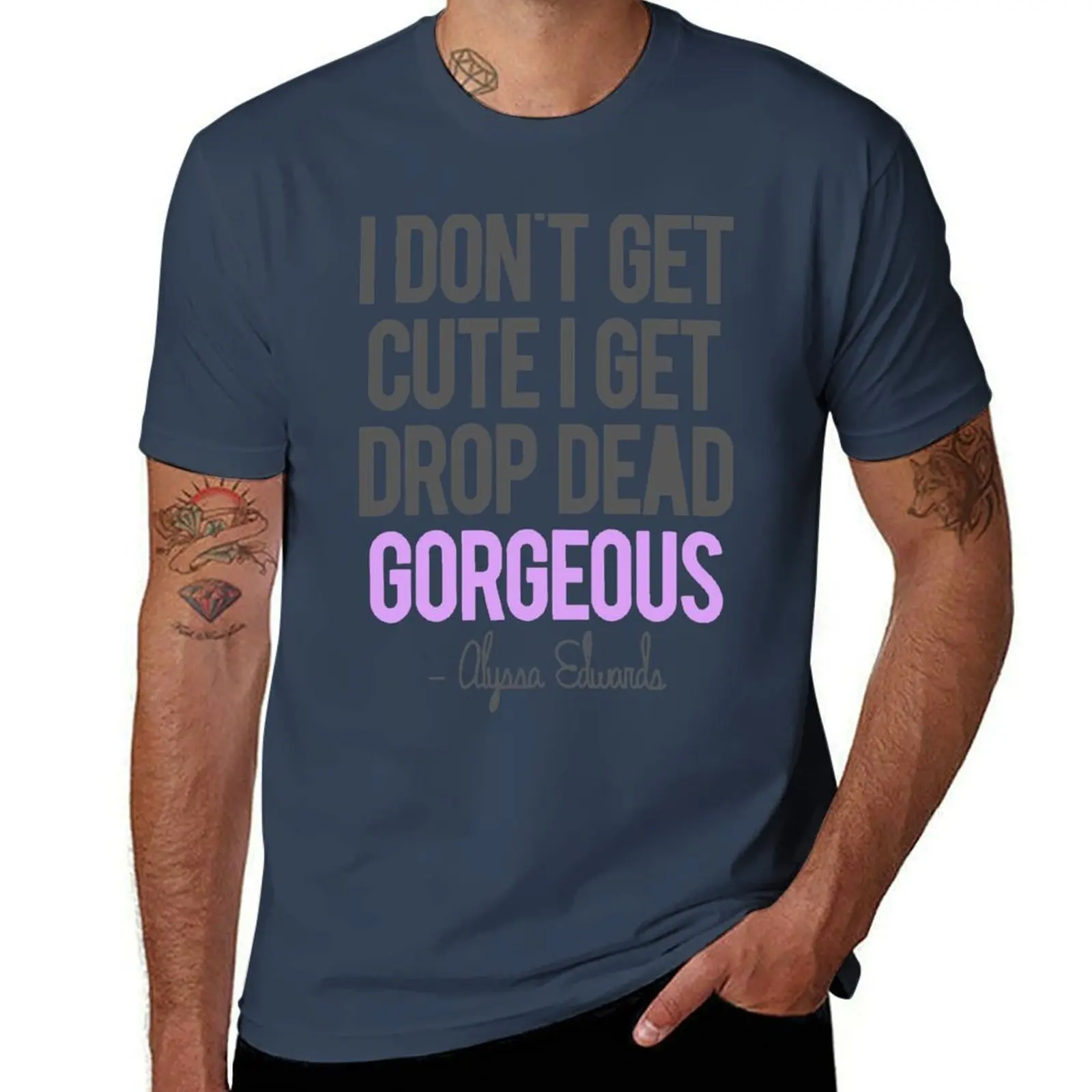 Camiseta informal con estampado gráfico de Alyssa Backrolls Edwards para uso diario
