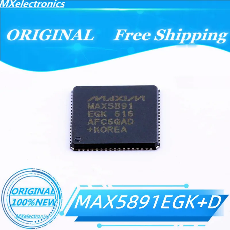 

1PCS/LOT NEW100% MAX5891EGK+D VFQFN-68 MAX5891 High-Dynamic-Performance DAC with LVDS Inputs