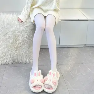 Slim fit Tights Opaque Thermal Stretch Leggings Autumn  Winter Thick Warm Comfortable White Stockings Lolita Pantyhose for Women