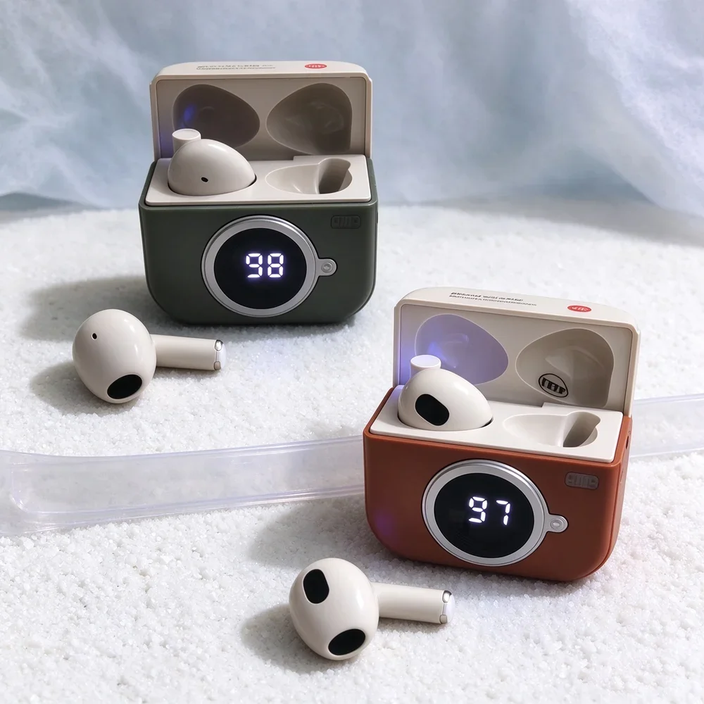 TWS Bluetooth Earphones Wireless Headset Provide Rich Sound Details Secure Wearing Design Seamless Pairing for Daily Use