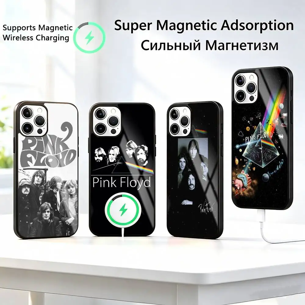 

Pink-ess Floyd-d Phone Case For iPhone17,16,15,14,13,12,11 Plus,Pro Allows magnetic wireless charging