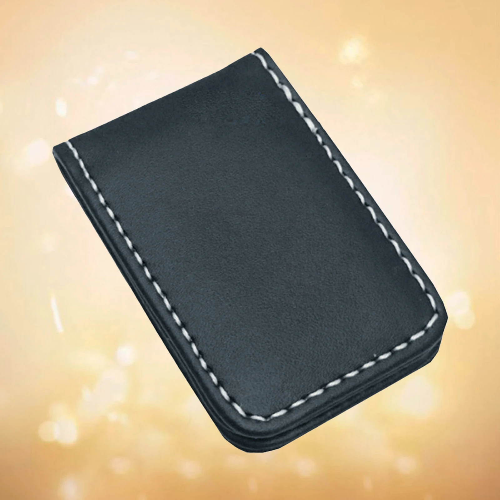 PU Leder Magnetische Geld Clip Tasche Brieftasche Minimalistischen Brieftasche Schlanke Brieftasche Kredit Business Karten Halter