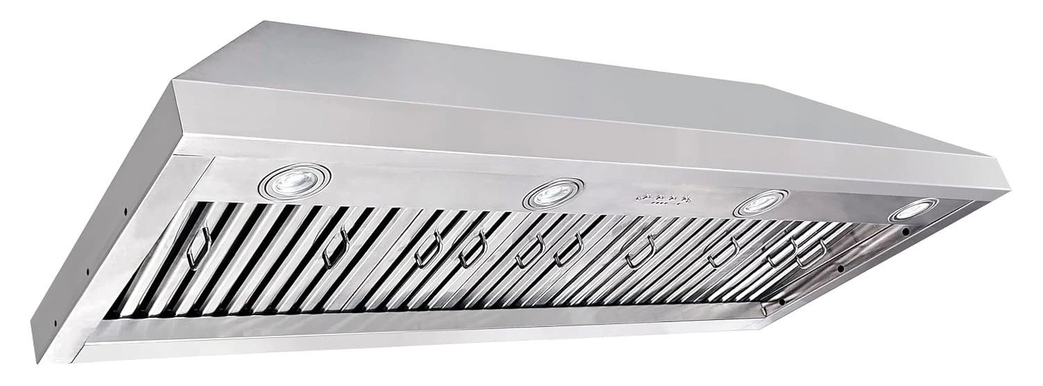 48 inch Built-in/Insert Range Hood 1150 CFM, Stainless Steel Under Cabinet Range Hood Kitchen Vent Hood with Liner, Customized