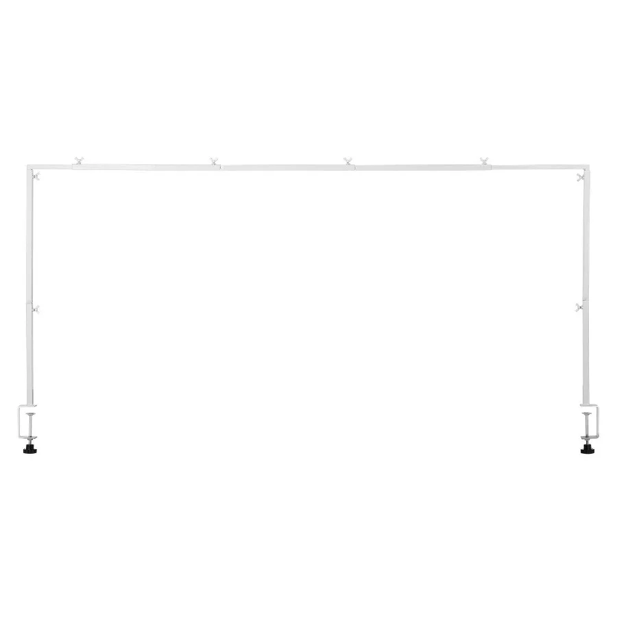 

Over The Table Rod Stand with Clamps 2898 in Length Adjustable Metal Party