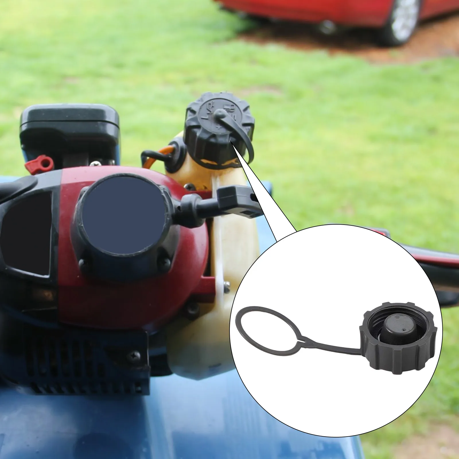 For Kawasaki TH23 TH26 TH43 TH48 Fuel Tank Cover Robust Material for Extended Lifespan and Seamless Integration
